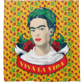 La Vida Frida Kahlos | Viva Duschvorhang (Vorderseite)