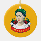 La Vida Frida Kahlos | Viva Keramikornament (Hinten)