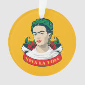 La Vida Frida Kahlos | Viva Ornament (Vorderseite)