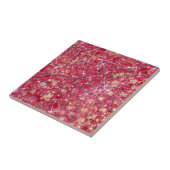 La Vida Magenta Rosa Imitate Glitzer Solid Fliese (Seite)