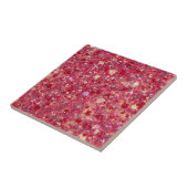 La Vida Magenta Rosa Imitate Glitzer Solid Fliese (Seite)