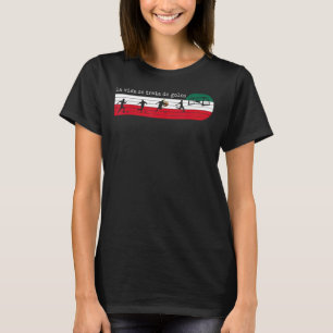 La Vida Se Trata De Goles Mexico mexikanischer Fuß T-Shirt