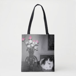 "La Vie en Rose" Katze  Tasche