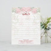La Vie en Rose - Letterhead / Stationäre Briefkopf (Stehend Vorderseite)