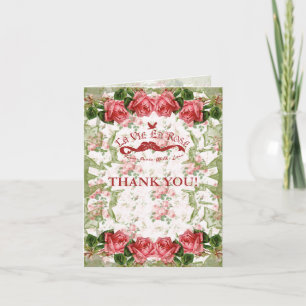La Vie en Rose - Notecard / Dankeschön Karte