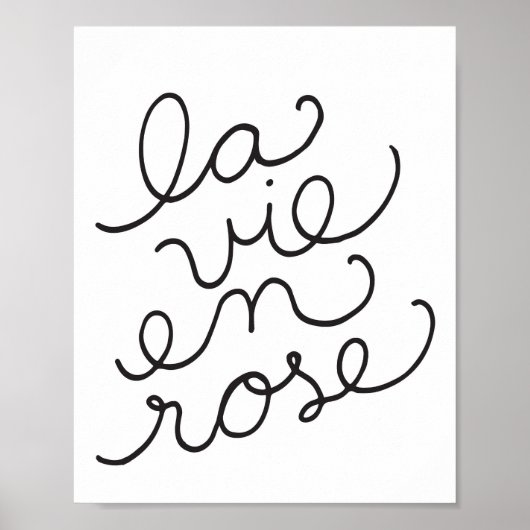 La Vie En Rose - Poster (Vorne)