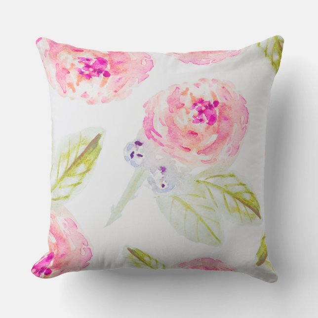 La Vie en Rose Throw Kissen (Vorderseite)