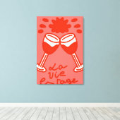 La vie en rouge leinwanddruck (Insitu (Holzboden))