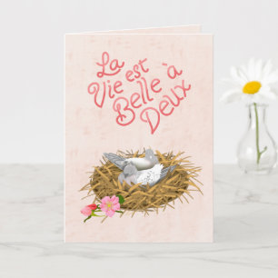 La Vie Est Belle Das Leben Ist Schön Französische Karte