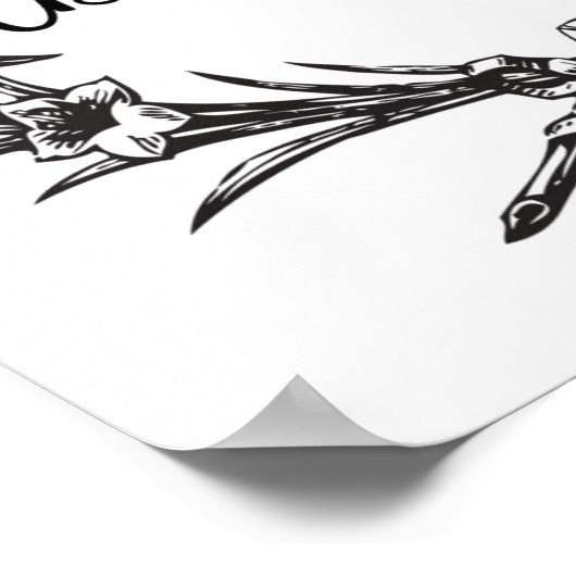 La Vie Est Belle Poster (Ecke)