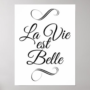 La vie est belle poster