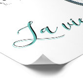 La vie est une belle balade poster (Ecke)