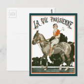 LA VIE PARISIENNE - 1919 - RENE VINCENT POSTKARTE (Vorne/Hinten)