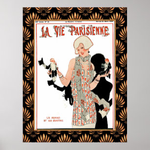 La Vie Parisienne 1920er Zeitschrift Cover Poster