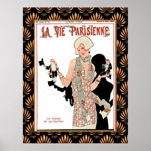 La Vie Parisienne 1920er Zeitschrift Cover Poster (Vorne)