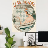 La vie parisienne - A Paris-les-Bains Poster (Heimbüro)