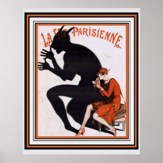 La Vie Parisienne, Art-Déco, 16 x 20 Poster (Vorne)