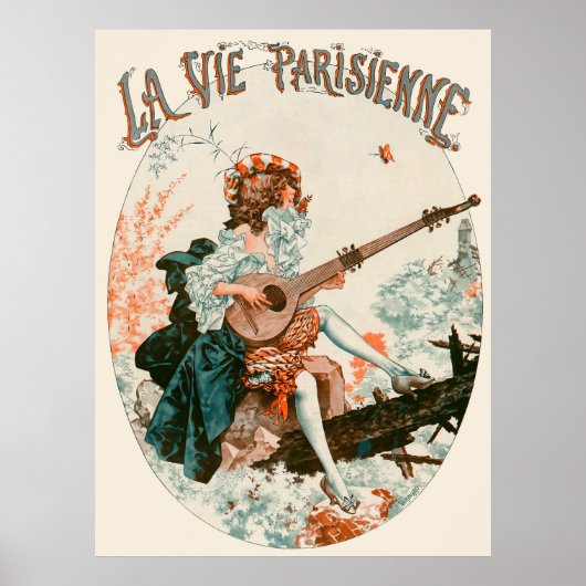 La Vie Parisienne - Aubade au printemps Poster (Vorne)
