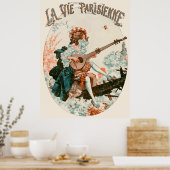 La Vie Parisienne - Aubade au printemps Poster (Küche)