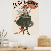 La Vie Parisienne - Braver la taxe, être à la mode Poster (Küche)
