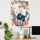 La Vie Parisienne - Drapeaux Poster (Heimbüro)