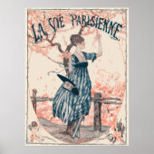 La Vie Parisienne - Fleurs de pêcher Poster (Vorne)