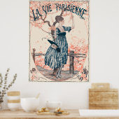La Vie Parisienne - Fleurs de pêcher Poster (Küche)