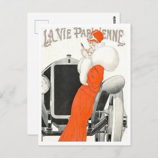 La Vie Parisienne Frankreich 1922 Postkarte (Vorne/Hinten)