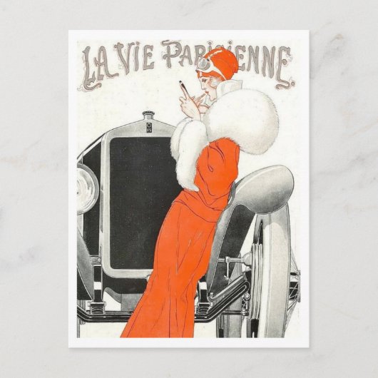 La Vie Parisienne Frankreich 1922 Postkarte (Vorderseite)
