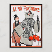 La Vie Parisienne - französische Mode Postkarte (Vorderseite)