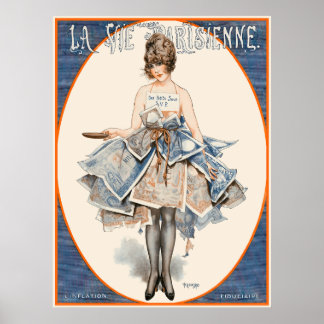 La Vie Parisienne - Inflationsfiduciaire Poster