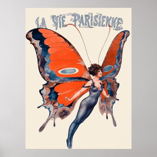 La Vie Parisienne - La messagère de l'été Poster (Vorne)