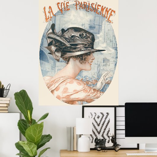 La Vie Parisienne - La première minute de dix jour Poster (Heimbüro)