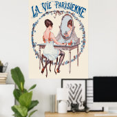 La Vie Parisienne - Le calendrier de la Floréine Poster (Heimbüro)