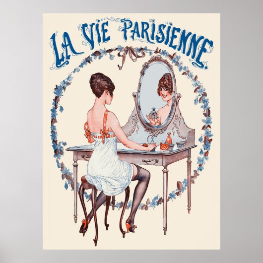 La Vie Parisienne - Le calendrier de la Floréine Poster (Vorne)