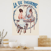La Vie Parisienne - Le calendrier de la Floréine Poster (Küche)