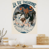 La Vie Parisienne - Le cauchemar du charbon Poster (Küche)