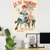 La Vie Parisienne - Le choix d'une toilette Poster (Heimbüro)
