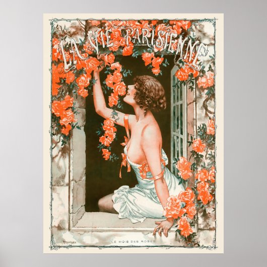 La Vie Parisienne - Le mois des Rose Poster (Vorne)