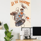 La vie parisienne - Les cloches de Pâques ont rame Poster (Heimbüro)