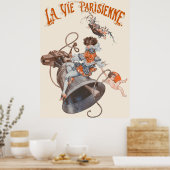 La vie parisienne - Les cloches de Pâques ont rame Poster (Küche)