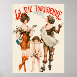 La Vie Parisienne - Les trois consolas de la g Poster