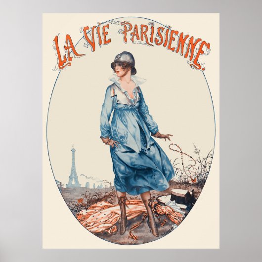 La Vie Parisienne - Lutetia Juin MCMXVIII Poster (Vorne)