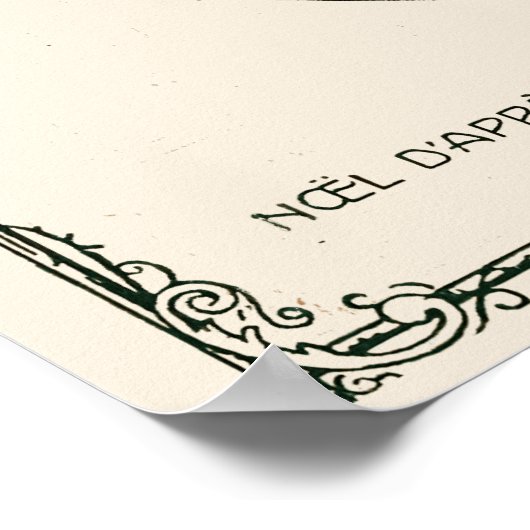 La Vie Parisienne - Noël D'Après Guerre, Étrends Poster (Ecke)