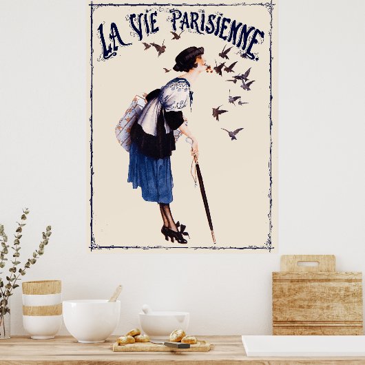 La Vie Parisienne - Pour Obéir aux Règlements Poster (Küche)