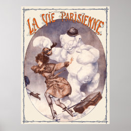 La Vie Parisienne - Sauve Qui Peut! Voici L'Hiver Poster