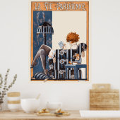 La Vie Parisienne - Son Breviaire Poster (Küche)