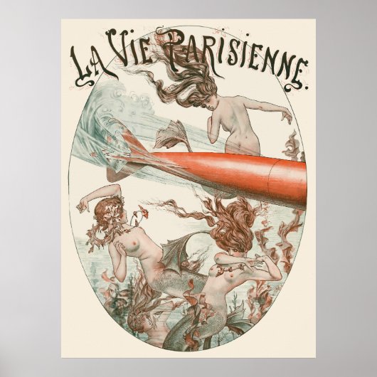 La Vie Parisienne - Une torpille à Trouville-sous- Poster (Vorne)