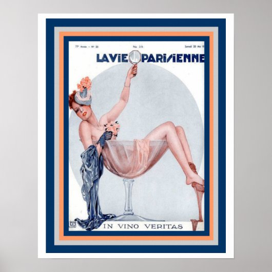 La Vie Parsienne Party Girl Poster 16 x 20 (Vorne)