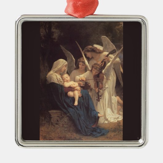 La Vierge Aux Anges Silbernes Ornament (Vorne)